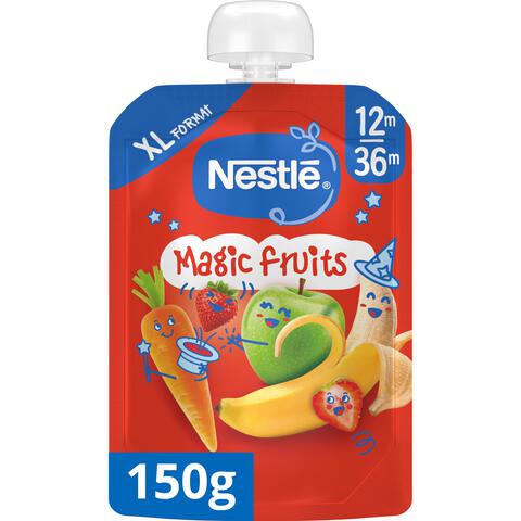 Nestle Magic Fruits Smoothie Appel Aardbei Banaan Wortel 150 Gr