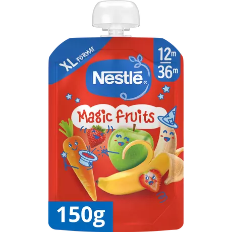 Nestle Magic Fruits Smoothie Appel Aardbei Banaan Wortel 150 Gr