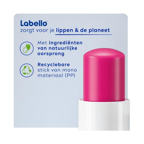 Labello Watermelon Shine Lippenbalsem 24u Hydratatie Roze 1 Stuk