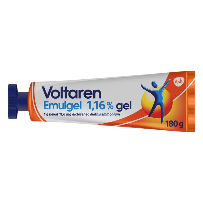 Voltaren Emulgel 1,16% (diclofenac) Bij Gewrichtspijn In Knie En Vinger 180 GR