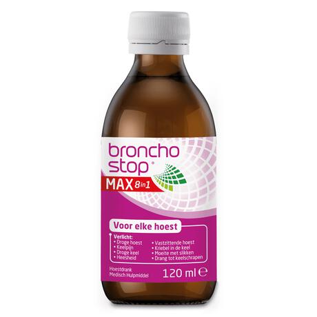 Bronchostop Max 8in1 Hoestdrank 120ML