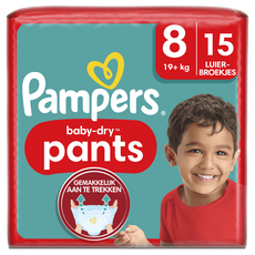 Pampers Baby-Dry Pants Luierbroekjes Maat 8 19+ KG 15 Stuks