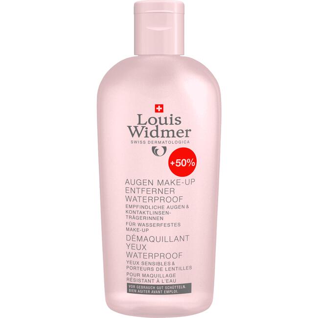 Louis Widmer Oogmake-up Reiniging Waterproof Zonder Parfum 100 ML