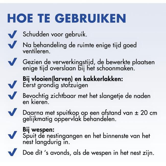 Roxasect Spuitbus Kruipende Insecten en Wespen 400 ML