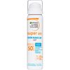 Garnier Ambre Solaire Over Make-up Super UV Mist SPF50 met Glycerine, Vitamine E en Hyaluronzuur 75ml