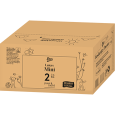 Etos Puur & Zacht Luiers Maat 2 Mini 3-6 kg 102 stuks