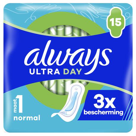 Always Maandverband Ultra Day Normal 15 stuks