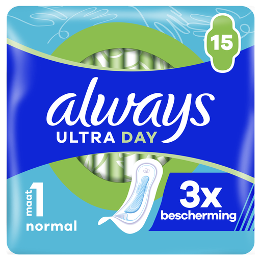 Always Maandverband Ultra Day Normal 15 stuks