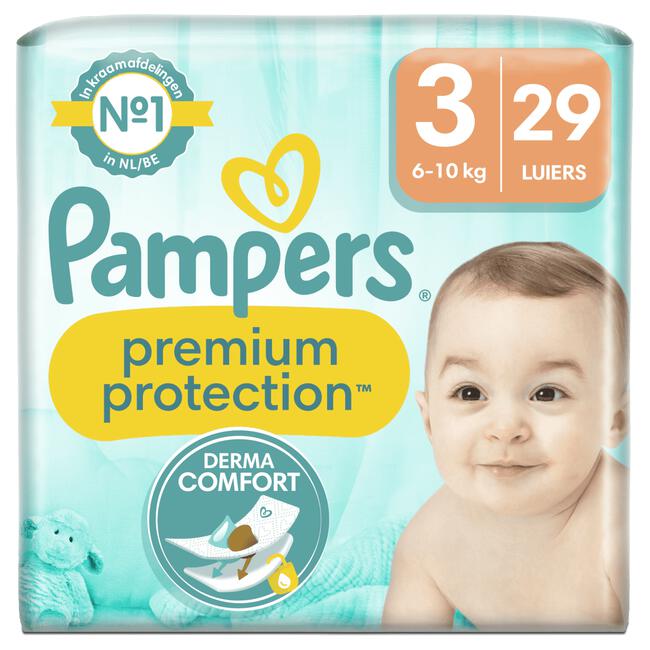 Verslinden metriek Geweldig Pampers Premium Protection Luiers Maat 3 6-10 KG 29 Stuks 29 EA | Etos