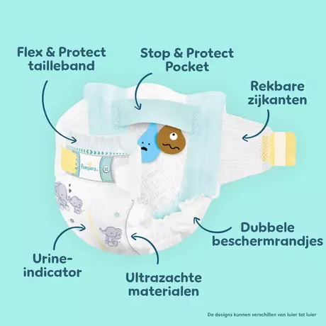 Pampers Premium Protection Luiers Maat 3 6-10 kg 31 stuks