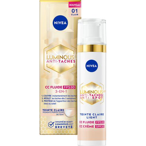 NIVEA Cellular Luminous630 CC Fluid SPF30 Light 40 ML