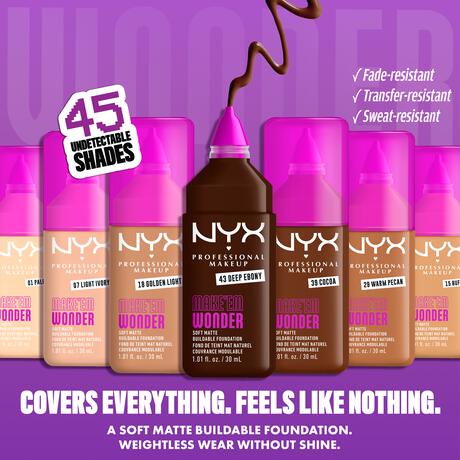 NYX Professional Makeup Make 'EM Wonder Foundation 09 Light Nude