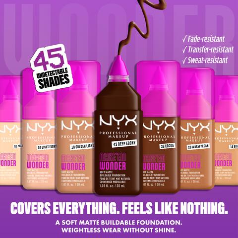 NYX Professional Makeup Make 'EM Wonder Foundation 09 Light Nude
