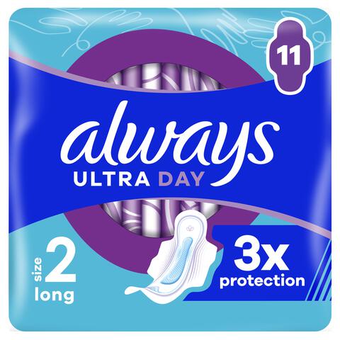 Always Maandverband Ultra Day Long Wings 11 stuks