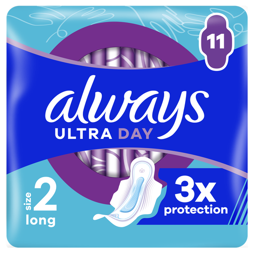 Always Maandverband Ultra Day Long Wings 11 stuks
