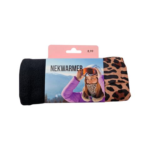 Nekwarmer Panterprint