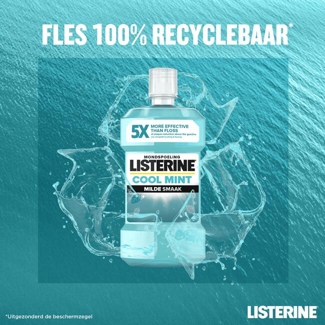 Listerine® Cool Mint Milde Smaak Mondspoeling 500 ML