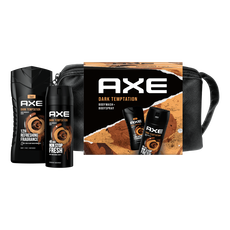 AXE Dark Temptation Toilettas Geschenkset 250ml + 150ml