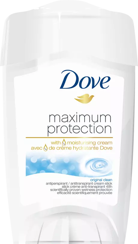 Dove Maximum Protection Original Clean Anti-Transpirant Deodorant Stick 45 ML