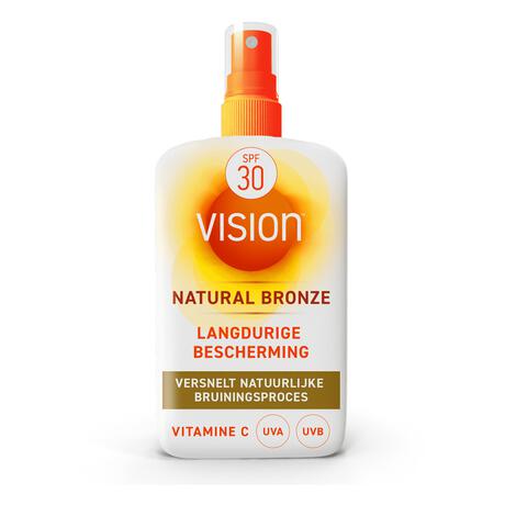 Vision Natural Bronze Zonnebrand Spray SPF30 180ML
