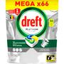 Dreft Platinum All in One Vaatwascapsules Citroen 66 Stuks