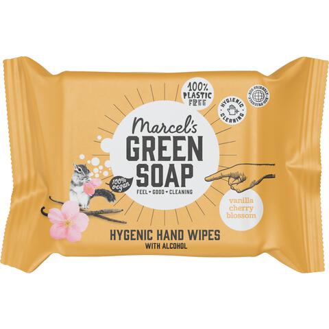 Marcel's Green Soap Vanilla & Cherry Blossom Hygienische Handdoekjes