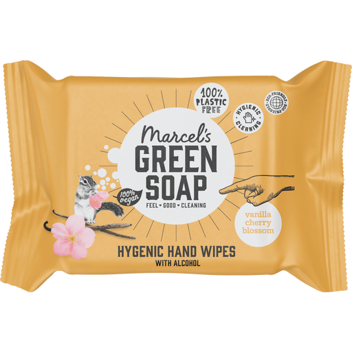 Marcel's Green Soap Vanilla & Cherry Blossom Hygiënische Handdoekjes