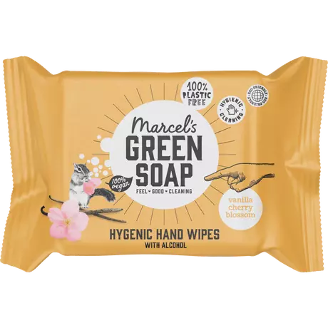 Marcel's Green Soap Vanilla & Cherry Blossom Hygiënische Handdoekjes