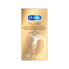 Durex Condooms Nude Extra Lube Extra Dun 10 Stuks