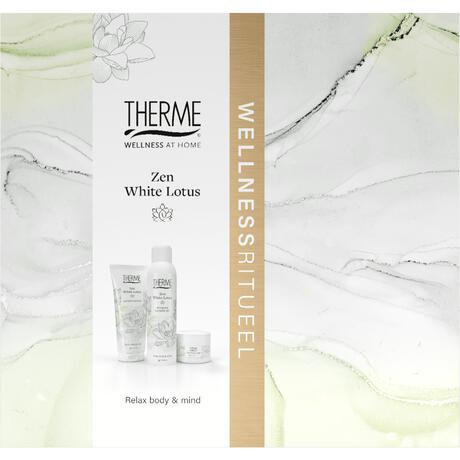 Therme Zen White Lotus Scrub 200ml + Butter 75g + Foam 200ml Geschenkset