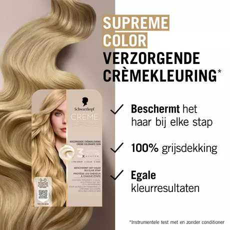 Schwarzkopf Creme Supreme Haarkleuring 9-0 Natuurlijk Lichtblond