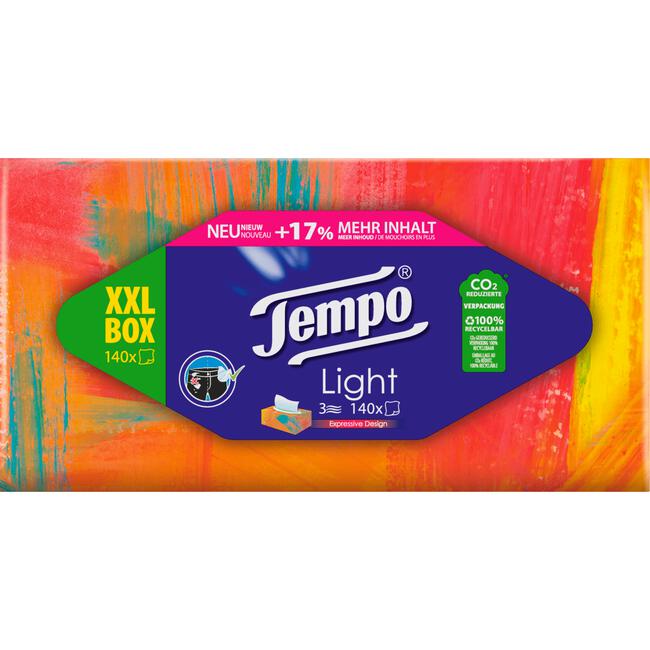 Tempo XXL Light box 140 stuks