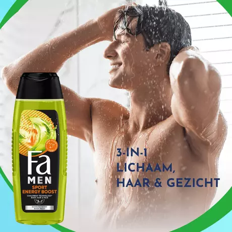 Fa Men Sport Energy Boost Douchegel & Shampoo 250 ML