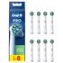 Oral-B Cross Action Opzetborstels Wit - 8 Stuks
