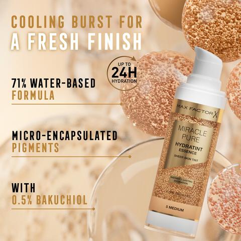 Max Factor Miracle Pure Hydratint Essence Foundation 06 Medium-Deep