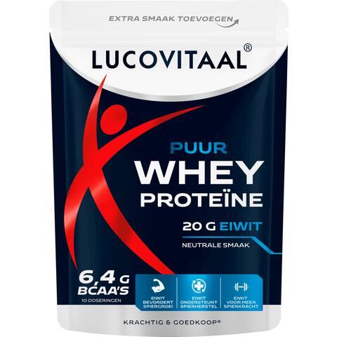Lucovitaal Puur Whey Proteïne Poeder 250 gram