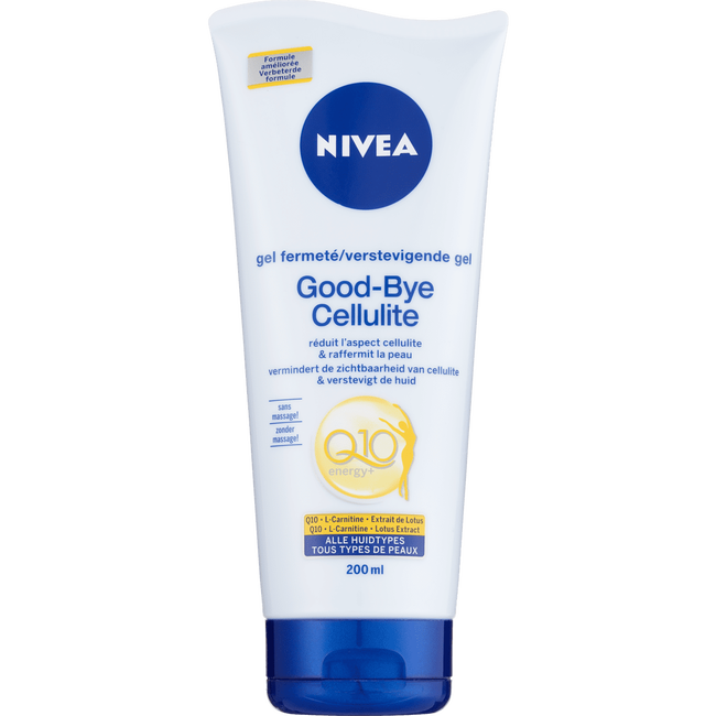 nivea q10 body gel cream firming goodbye cellulite