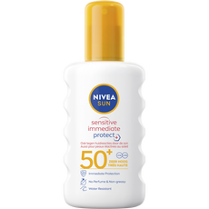 NIVEA SUN Zonnebrand Sensitive Immediate Protect Zonnespray SPF 50+ 200 ML