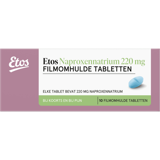 Etos Naproxennatrium 220 MG Omhulde Tabletten 10 stuks