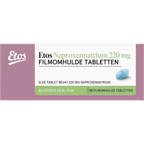 Etos Naproxennatrium 220 MG Omhulde Tabletten 10 stuks