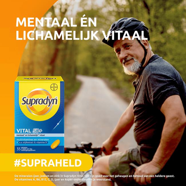 Supradyn Vital 50+ multivitamines voor vijftigplussers 35 tabletten