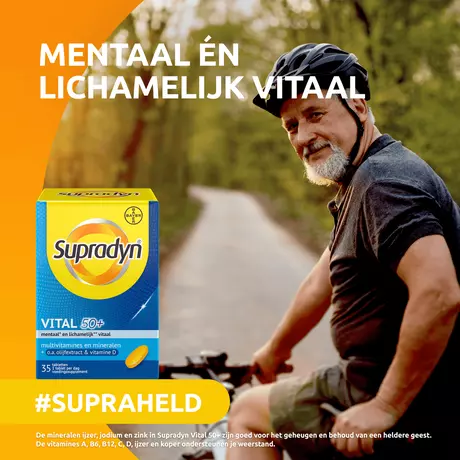 Supradyn Vital 50+ Multivitamines Vijftigplussers Tabletten 25 stuks