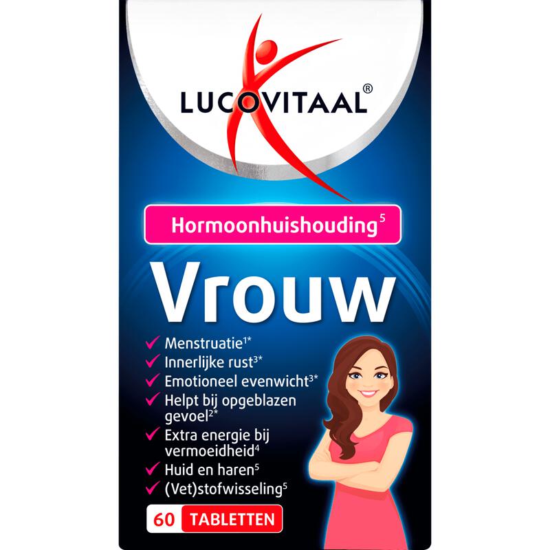 Lucovitaal Vrouw Hormoonhuishouding Tabletten 60 stuks
