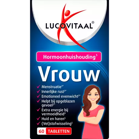Lucovitaal Vrouw Hormoonhuishouding Tabletten&nbsp;60 stuks