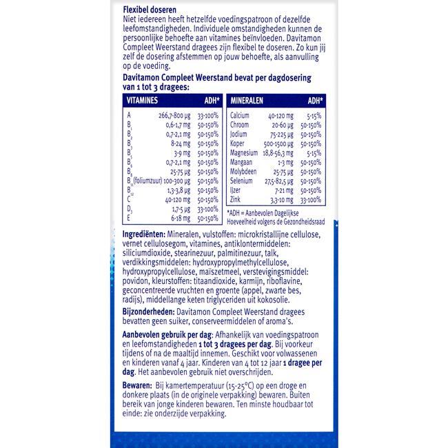Davitamon Compleet Weerstand Vitamine C & D tabletten