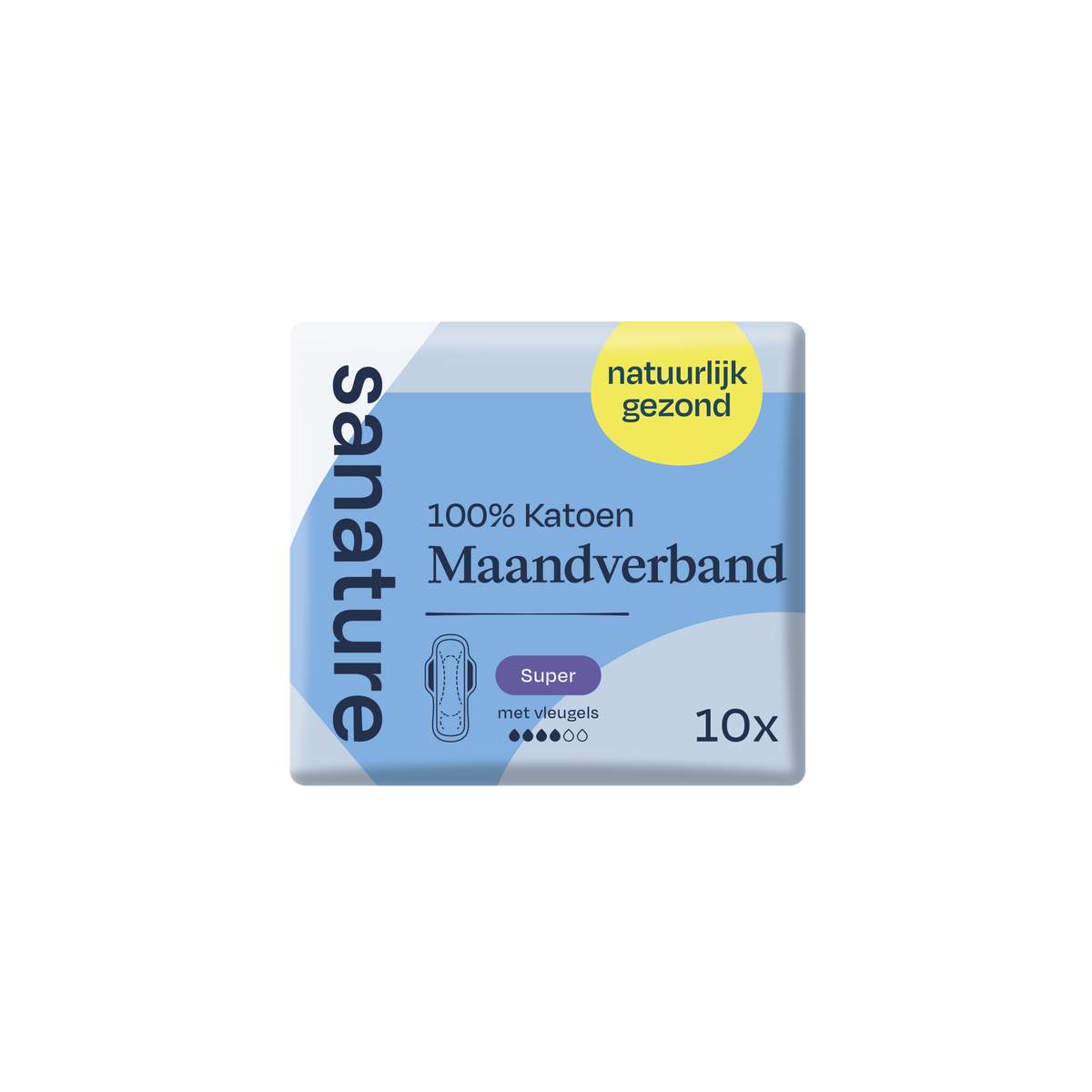 Sanature Maandverband Super Ultra Wings Bio - 10 stuks