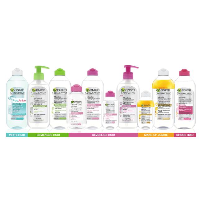 Garnier PureActive Micellair Reinigingswater Gemengde Huid 400 ML