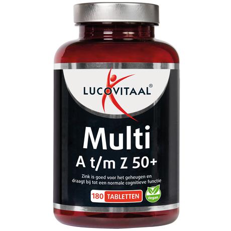 Lucovitaal Multi A t/m Z 50+ Tabletten 180 stuks