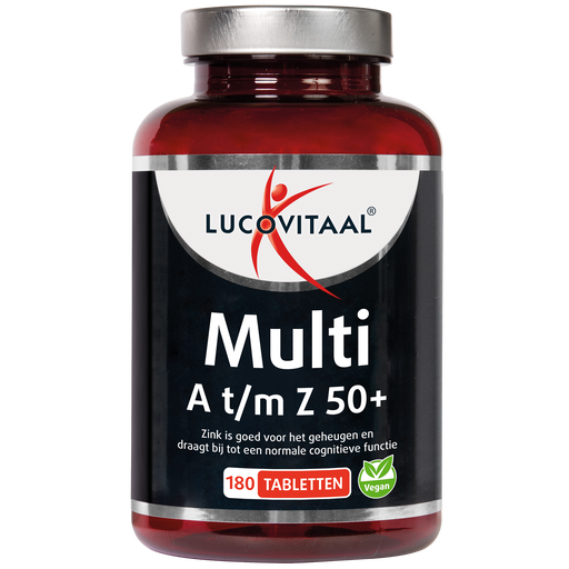 Lucovitaal Multi A t/m Z 50+ Tabletten 180 stuks