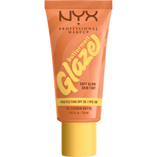 NYX Professional Makeup Buttermelt Glaze Skin Tint SPF30 3 Cashew Butta